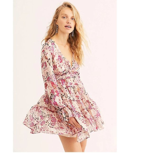 Free People | Dresses | Free People Floral Dress | Poshmark